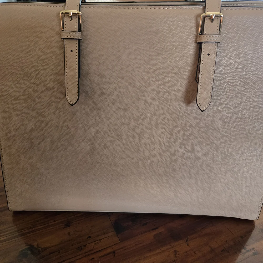 Large Tote Shoulder Bag Work Travel Purse Laptop Carry All Weekender Classy - Picture 4 of 16